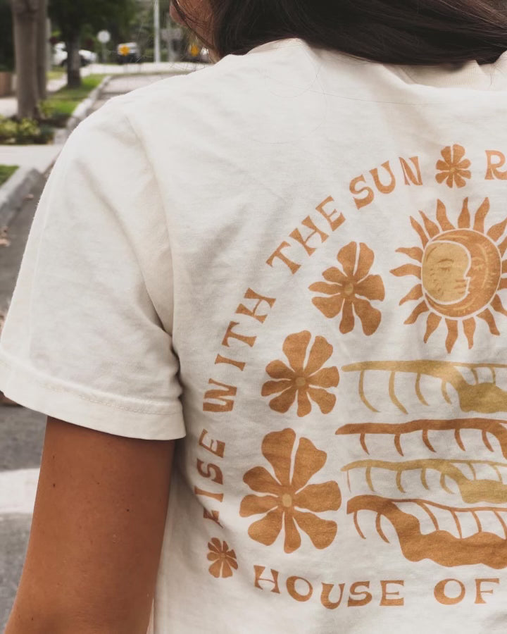 Rise With The Sun T-shirts (Ivory)