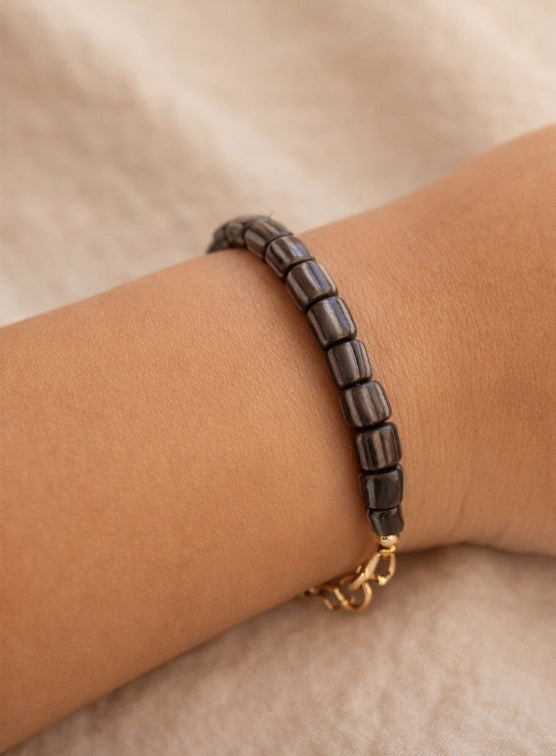 Brown Stripe Bracelet