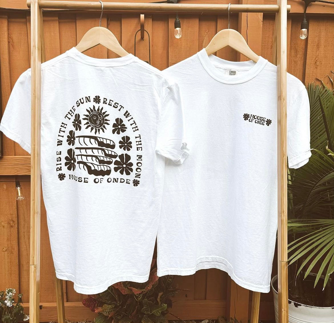 Rise With The Sun T-shirts (White)